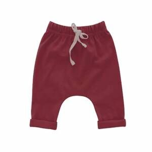NEW EMERSON AND FRIENDS boy's merlot cotton joggers in wine
